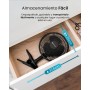 Pro Breeze Mini Desktop Fan with Clamp I Small Electric Fan with Ultra Quiet Operation and 2 Speed Settings I 15W for Home, Bed,