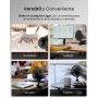 Pro Breeze Mini Desktop Fan with Clamp I Small Electric Fan with Ultra Quiet Operation and 2 Speed Settings I 15W for Home, Bed,