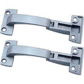 CNANRNANC Bisagras de puerta plegables de aleación de zinc para muebles, armarios, armarios, armarios, 124 x 50 mm, diseño de