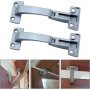 CNANRNANC Bisagras de puerta plegables de aleación de zinc para muebles, armarios, armarios, armarios, 124 x 50 mm, diseño de