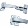 CNANRNANC Bisagras de puerta plegables de aleación de zinc para muebles, armarios, armarios, armarios, 124 x 50 mm, diseño de