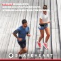Shapeheart, Porta Dorsal Running magnético, Portadorsal Carrera, Imanes para Dorsales de Running, Trail, Bici, 4 Parejas,