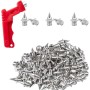 Clavos Atletismo 6mm,50 Piezas de Clavos para Zapatos de Atletismo,Viene con un Removedor de Grapas para Entrenamiento Atlético,