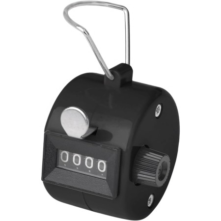 GOGO Contador Manual de 4 Dígitos Número Contador de Mano Contador de Personas 8 Colores Ideal para Eventos Deportivos