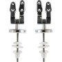 Fanmitrk Bisagras de asiento de inodoro de aleación de zinc, bisagra de tapa de inodoro con tornillos accesorios