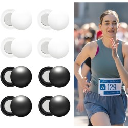Lyivisk 8 soportes para número de inicio, imanes para maratón y media maratón, fijación magnética con imanes fuertes, clips para