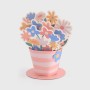 Mr.Wonderful - Postal ramo de flores - You deserve an entire garden. Mum, I love you! - Postal en 3 dimensiones que simula un