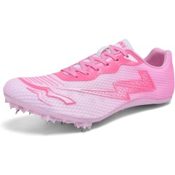 sekiueo Zapatillas De Atletismo con Clavos para Hombre Ligeras para Carreras De Velocidad Saltos Y Niños Y Niñas