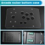 Asyduey Panel Acrílico para Joystick de Arcade DIY para Máquina de Juegos de Arcade. Se Puede Instalar un Botón de Joystick para