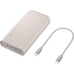 Samsung Galaxy - Batería Oficial de 20.000 mAh, Carga súper rápida de 45 W (con Cable de Datos USB-C a C), Color Beige