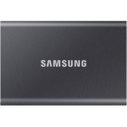Samsung T7 Portable SSD - 2 TB - USB 3.2 Gen.2 External SSD Titanium Grey (MU-PC2T0T/WW)