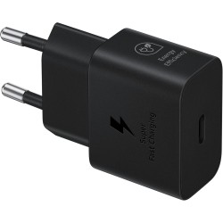 Samsung Schnellladegerät, USB-C, 25W Without Data Wire, Black