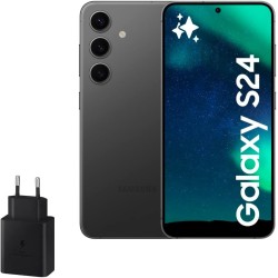 Samsung Galaxy S24 y Cargador 45W, Teléfono Móvil con IA, Smartphone Android, 8 GB RAM, 256 GB Almacenamiento, Cámara 50MP,