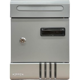 Kippen 10006LS - Buzón Modelo House de Color Plateado. Dimensiones: 290x200x65mm.