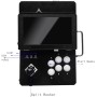 WYGaming Arcade Machine 10 Inch X2 Mini Portable Arcade Game Console with Two Screens with a Locked Metal Shell, Can Load 8200
