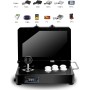 WYGaming Arcade Machine 10 Inch X2 Mini Portable Arcade Game Console with Two Screens with a Locked Metal Shell, Can Load 8200
