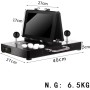 WYGaming Arcade Machine 10 Inch X2 Mini Portable Arcade Game Console with Two Screens with a Locked Metal Shell, Can Load 8200