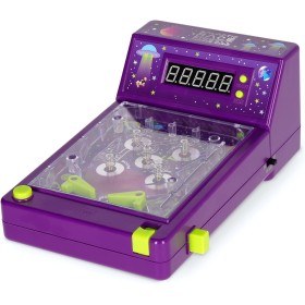 Legami - Flipper Arcade - Galactic Race, Vintage Game with Double Control Levers, Electronic Marker, Sounds and Lights, Powered