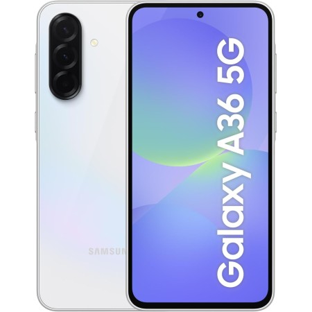 Samsung Galaxy A36 5G 128GB Teléfono Móvil, 6GB RAM, 50MP Cámara, Blanco, Garantía del Fabricante 3 Años + 1 Año Extra
