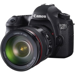 Canon EOS 6D SLR-Digitalkamera (20,2 MP, 7,6cm (3 Zoll) Display, DIGIC 5+, WLAN und GPS) nur Gehäuse schwarz