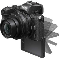 Nikon Z50 - Cámara sin Espejo de 21 MP, Negro - Kit Cuerpo con Objetivo 16-50 DX VR y 50-250 DX VR