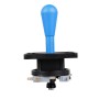 EG Starts American Style Arcade Competition 8 Way Switchable 2 Pin Bat Control Lever Elliptical Handle 0.187 Inch (4.8mm) 8-Way