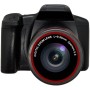 CAIONPLE Cámara Vlog portátil para fotografía de 16 aumentos, zoom digital 1080P, cámara réflex HD, cámara de fotos