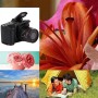 CAIONPLE Cámara Vlog portátil para fotografía de 16 aumentos, zoom digital 1080P, cámara réflex HD, cámara de fotos