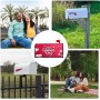 Valentine's Day Mailbox Covers, Impermeable Mail Drop Protection, 20,87 x 18,11 in Colorful Heart Design, Decorative Postbox
