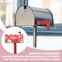 Valentine's Day Mailbox Covers, Impermeable Mail Drop Protection, 20,87 x 18,11 in Colorful Heart Design, Decorative Postbox