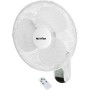 Cofan Wall Fan with Timer and Remote Control | 50 W Power | Three Speeds | White
