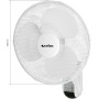 Cofan Wall Fan with Timer and Remote Control | 50 W Power | Three Speeds | White