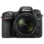 Nikkon D7500 - Cámara réflex digital de 20.9 Mp (pantalla LCD 3.2", 4K/UHD, SnapBridge, Bluetooth, Wifi) color negro - kit con