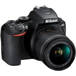 Nikon D3500 - Cámara digital 24,2 MP VR (24,2 MP, 6000 x 4000 Pixeles, CMOS, Full HD, 365 g, Negro)