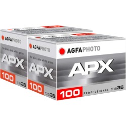 AgfaPhoto APX 100 135-36 Negativfim S/W en Paquete de 2 Unidades, AG6A1360-2