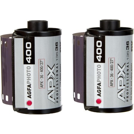 AgfaPhoto APX 100 135-36 Negativfim S/W en Paquete de 2 Unidades, AG6A1360-2