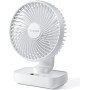 OCOOPA Silent USB Fan, 16cm Oscillating Desktop Fan and Rechargeable Battery 4000mAh, Portable Table Fan, 4 Speeds for Home,