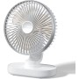 OCOOPA Silent USB Fan, 16cm Oscillating Desktop Fan and Rechargeable Battery 4000mAh, Portable Table Fan, 4 Speeds for Home,