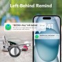 Air Tracker Tags 4 Pack, Buscador de Objetos Bluetooth Funciona con Buscar Apple (sólo iOS), Localizador Bluetooth, Rastreador