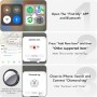 Air Tracker Tags 4 Pack, Buscador de Objetos Bluetooth Funciona con Buscar Apple (sólo iOS), Localizador Bluetooth, Rastreador