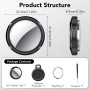 Air Tracker Tags 4 Pack, Buscador de Objetos Bluetooth Funciona con Buscar Apple (sólo iOS), Localizador Bluetooth, Rastreador