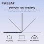 Firebat AT15 portátil Intel N150 N100 CPU 15,6 pulgadas 16GB RAM SSD 5