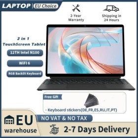 Tableta Mini portátil 14 pulgadas 2 en 1 Intel N100 16GB + 512GB 1200P