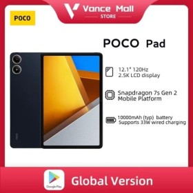 POCO Pad-Tableta versión Global, 12,1 ", 120Hz, 2,5 K, Snapdragon 7s G