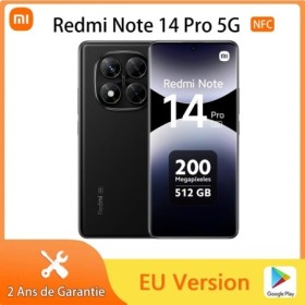 Xiaomi Redmi Note 14 Pro 5G,NFC,Pantalla AMOLED 1.5K de 6.67 pulgadas,