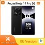 Xiaomi Redmi Note 14 Pro 5G,NFC,Pantalla AMOLED 1.5K de 6.67 pulgadas,