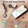 Air Tag Smart Tracker, Bluetooth Localizador de Llaves Funciona con Find My App (Solo iOS), rastreador Bluetooth y localizador