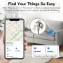 Air Tag Smart Tracker, Bluetooth Localizador de Llaves Funciona con Find My App (Solo iOS), rastreador Bluetooth y localizador
