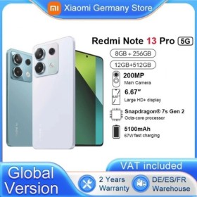 Xiaomi Redmi Note 13 Pro 5G versión Global Snapdragon 7s Gen 2 Octa Co