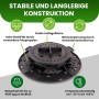 Gartenwelt Riegelsberger Soporte ajustable para placas de terraza, cerámica, piedra, hormigón, azulejos, altura regulable, 40-64